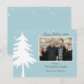 Persoonlijke kerstkaart voor foto's feestdagenkaart (Voorkant / Achterkant)