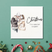 Persoonlijke kerstkaart voor koppels