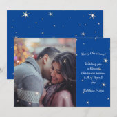 Persoonlijke kerstKaart voor paren (Voorkant / Achterkant)