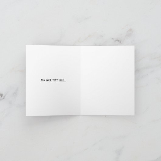 Persoonlijke Kerstkaarten met Cavalier Spaniel Feestdagen Kaart (Binnen)