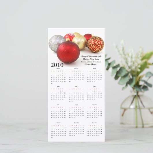 Persoonlijke Kerstkaartkalender Feestdagenkaart (Staand voorkant)