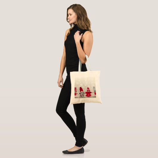 Persoonlijke kerstkerst Angel Tote Bag (Voorkant (model))