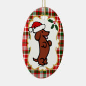 Persoonlijke kerstkerstkerstkerstkerstkerstkerstke keramisch ornament (Rechts)