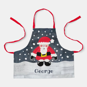 Persoonlijke kerstkerstkerstman schort
