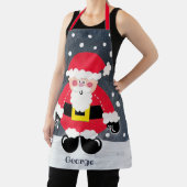 Persoonlijke kerstkerstkerstman schort (Insitu)