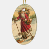 Persoonlijke kerstkerstversiering keramisch ornament (Links)