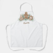 Persoonlijke kerstkoekjes schort (Voorkant)