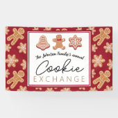 Persoonlijke kerstkoekjesuitwisseling met banner (Horizontaal)