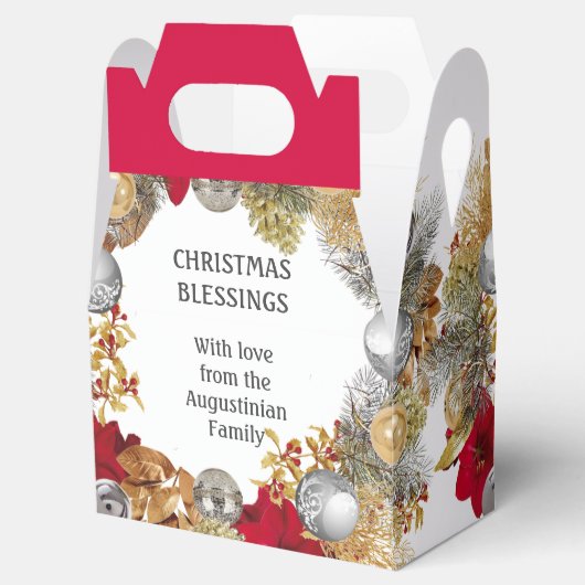 Persoonlijke Kerstkrans Bedankdoosjes (Geopend)