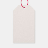Persoonlijke Kerstkrans Foto Gift Tag Cadeaulabel (Achterkant)