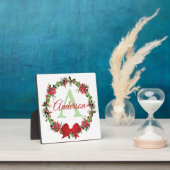 Persoonlijke kerstkrans fotoplaat (Insitu)