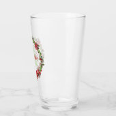 Persoonlijke kerstkrans  glas (Links)