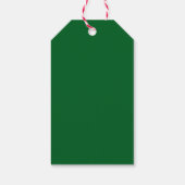 Persoonlijke Kerstkrans Groene Gift Tag Cadeaulabel (Achterkant)