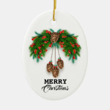 Persoonlijke Kerstkrans Keramische Versiering