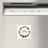 Persoonlijke kerstkrans  magneet (Insitu (Vaatwasser))