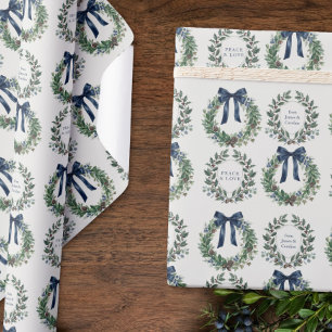 Persoonlijke Kerstkrans met Oude Rijke Stijl Cadeaupapier