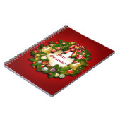 Persoonlijke Kerstkrans Notitieboek (Linkerzijde)