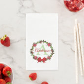 Persoonlijke kerstkrans  servet (Insitu)