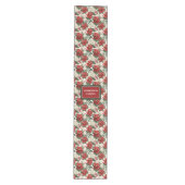 Persoonlijke Kerstkrans Tafel Runner Cadeau Medium Tafelloper (Voorkant)