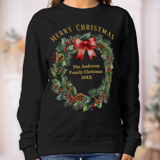 Persoonlijke Kerstkrans Trui