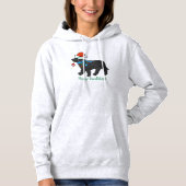 Persoonlijke kerstlabradoodle Naughty Hoodie (Voorkant)