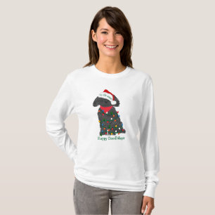 Persoonlijke kerstlampjes Labradole T-shirt