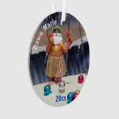 Persoonlijke kerstman - Acrylversiering Ornament (voorkant)