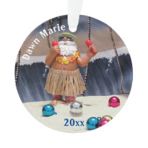 Persoonlijke kerstman - Acrylversiering