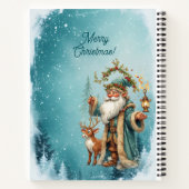 Persoonlijke Kerstman Brief Van Rendier Noordpool Notitieboek (Achterkant)