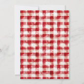 Persoonlijke Kerstman heeft uw hulp nodig Rode Mag Feestdagenkaart (Achterkant)