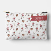 Persoonlijke Kerstman-honkbal Kerstmis Etui (Voorkant)