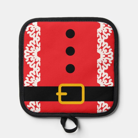 Persoonlijke Kerstman Kerst Pannenlap (Voorkant)