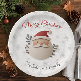 Persoonlijke Kerstman Kerst Papier Bord