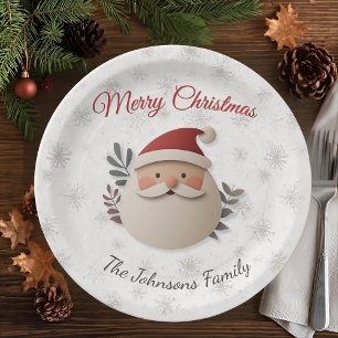 Persoonlijke Kerstman Kerst Papier Bord