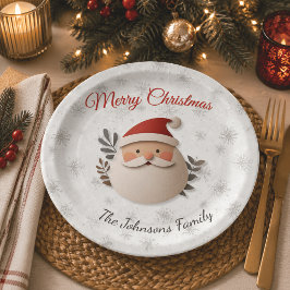 Persoonlijke Kerstman Kerst Papier Bord