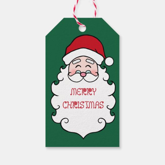 Persoonlijke Kerstman Kerstcadeau-etiketten Cadeaulabel (Achterkant)