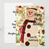 Persoonlijke Kerstman Kerstkaart (Voorkant / Achterkant)