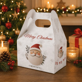 Persoonlijke Kerstman Kerstmis – Holiday Favor Box Bedankdoosjes