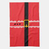 Persoonlijke Kerstman Kerstmis Theedoek (Verticaal)