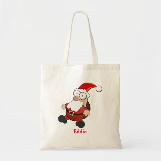 Persoonlijke Kerstman Kerstvakantie Tote Bag (Voorkant)