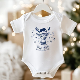 Persoonlijke Kerstman Kleine Helper Rendier Romper