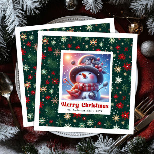 Persoonlijke Kerstman Knappe Kerst Napkins Servet