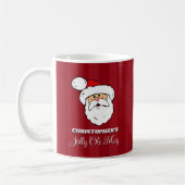 Persoonlijke kerstman koffiemok (Links)