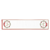 Persoonlijke kerstman met korte tafelklep korte tafelloper (Horizontaal)