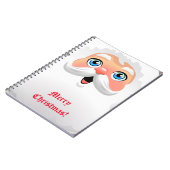 Persoonlijke kerstman notitieboek (Linkerzijde)