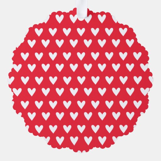 Persoonlijke kerstman ornament kaart (Achterkant)