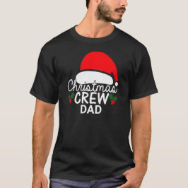 Persoonlijke kerstman Pap Santa Hat Familie T-shirt