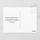 Persoonlijke Kerstman Postbode Postkantoor Briefkaart (Achterkant)