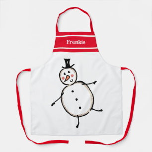 Persoonlijke kerstman schort