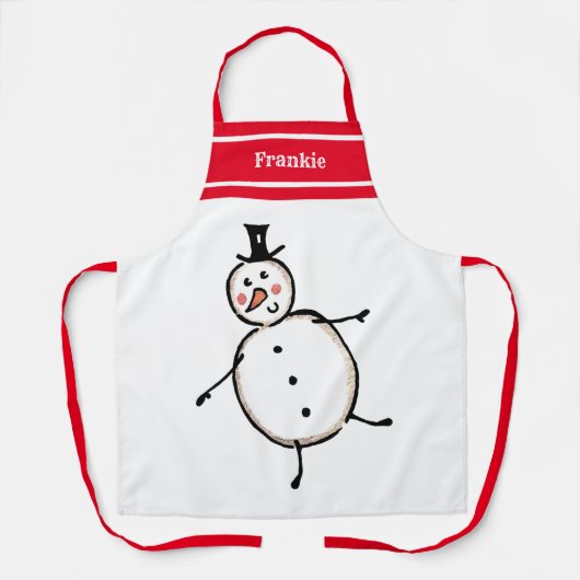 Persoonlijke kerstman schort (Voorkant)